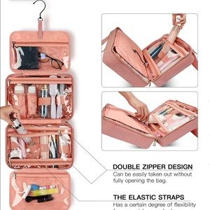 Pink Elegant Toiletry Bag